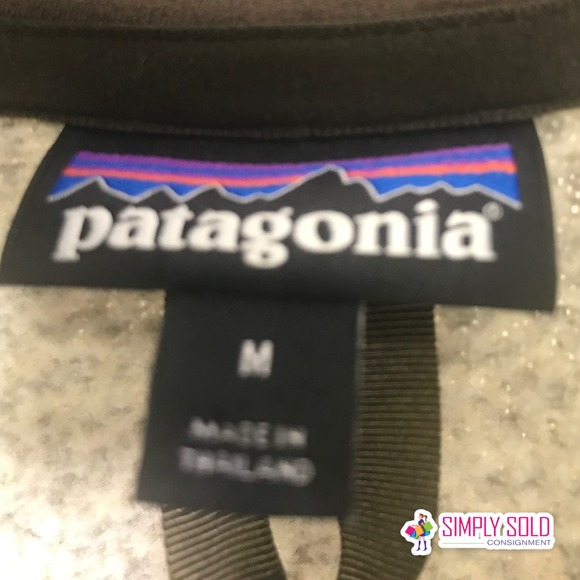 Patagonia Women's Better Sweater 1/4 Zip Knit Fleece Pullover Light Brown Sz M - Picture 6 of 8